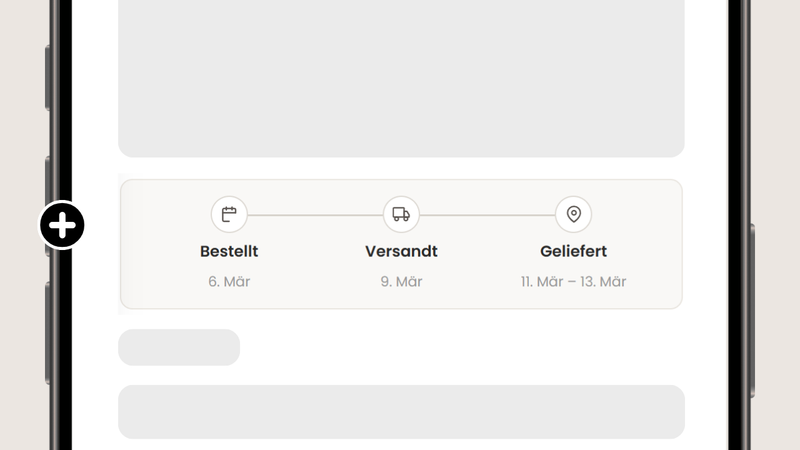 Lieferzeiten Timeline