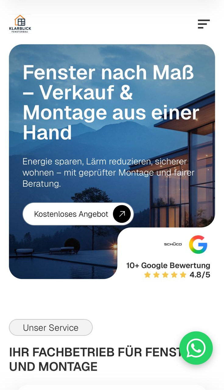 Klarblick Fenster